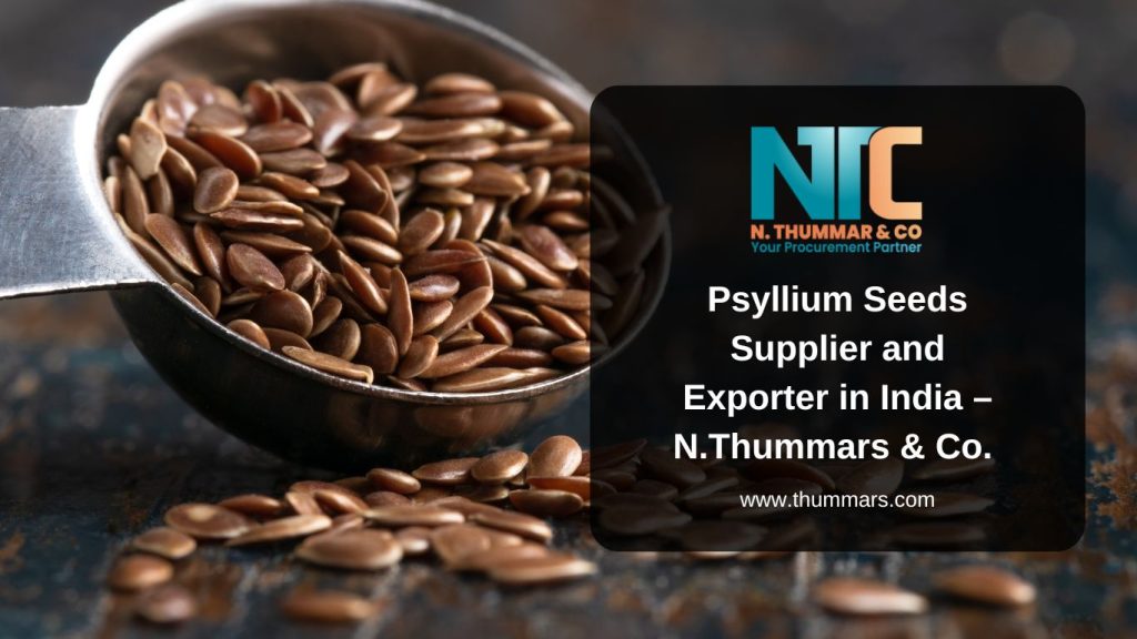 Psyllium Seeds Supplier and Exporter in India – N.Thummars & Co.