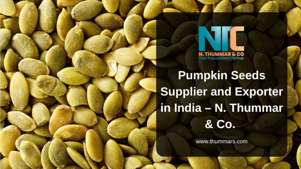 Pumpkin Seeds Supplier and Exporter in India – N. Thummar & Co.